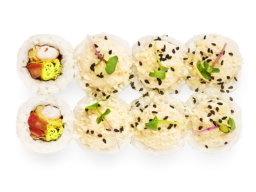 Цезарь ролл с креветкой